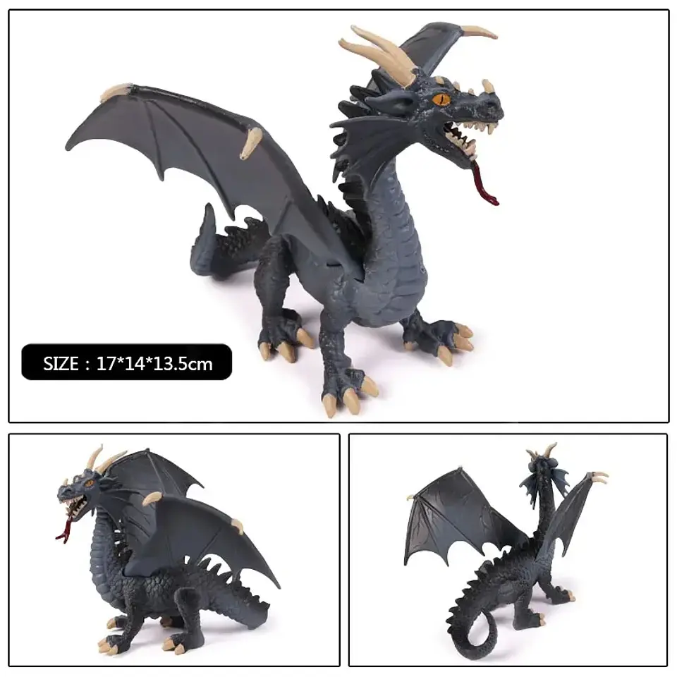 Mythical Creature Figure Collection – PVC Dragons 2