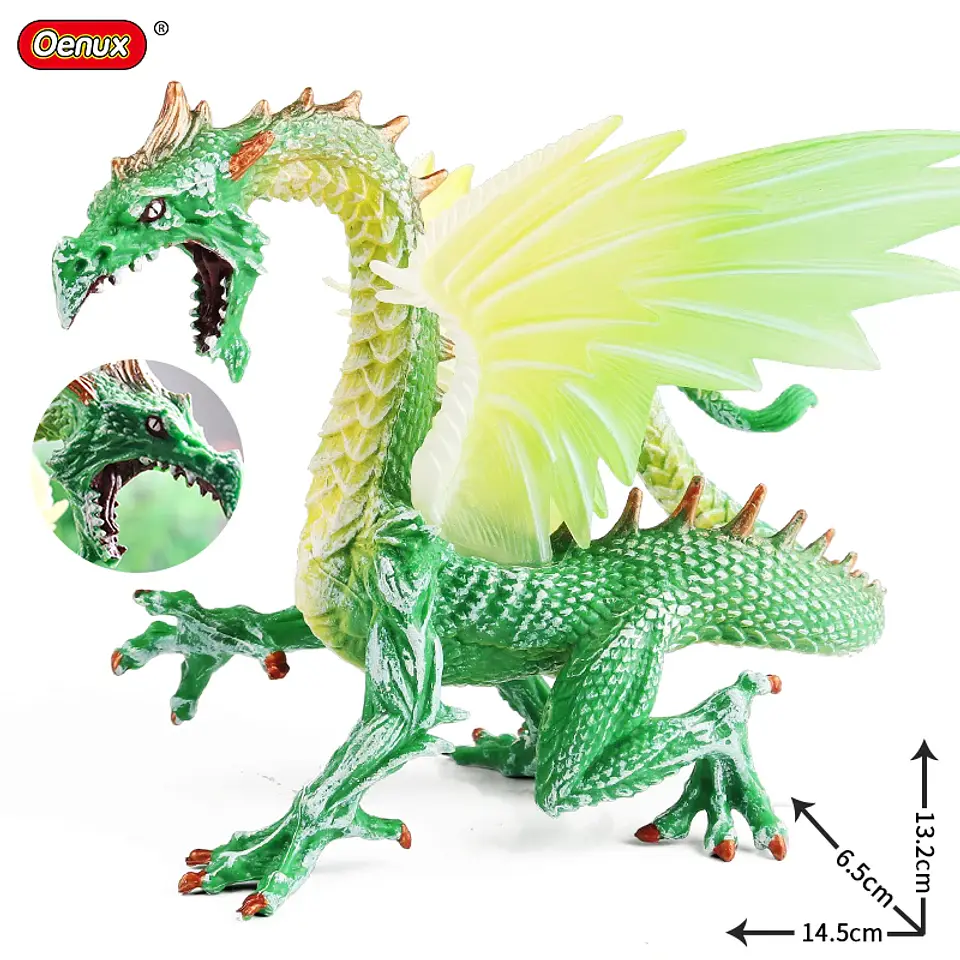 Mythical Creature Figure Collection – PVC Dragons 4