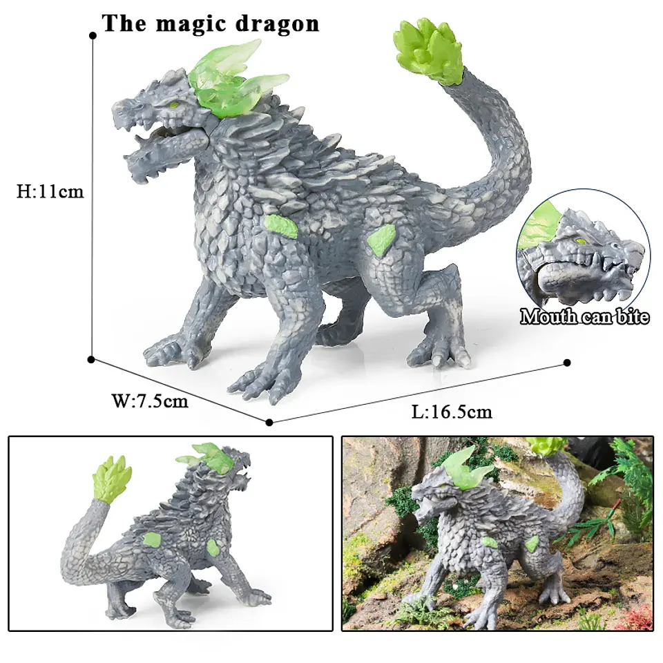 Mythical Creature Figure Collection – PVC Dragons 27