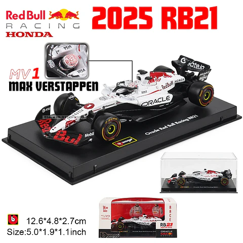 1:43 Diecast Formula Racing Car Model – With Base