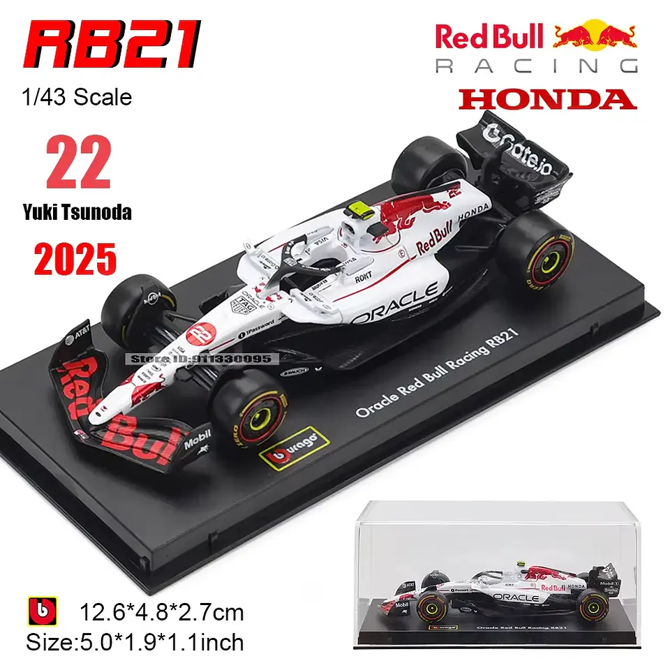 1:43 Diecast Formula Racing Car Model – With Base 2