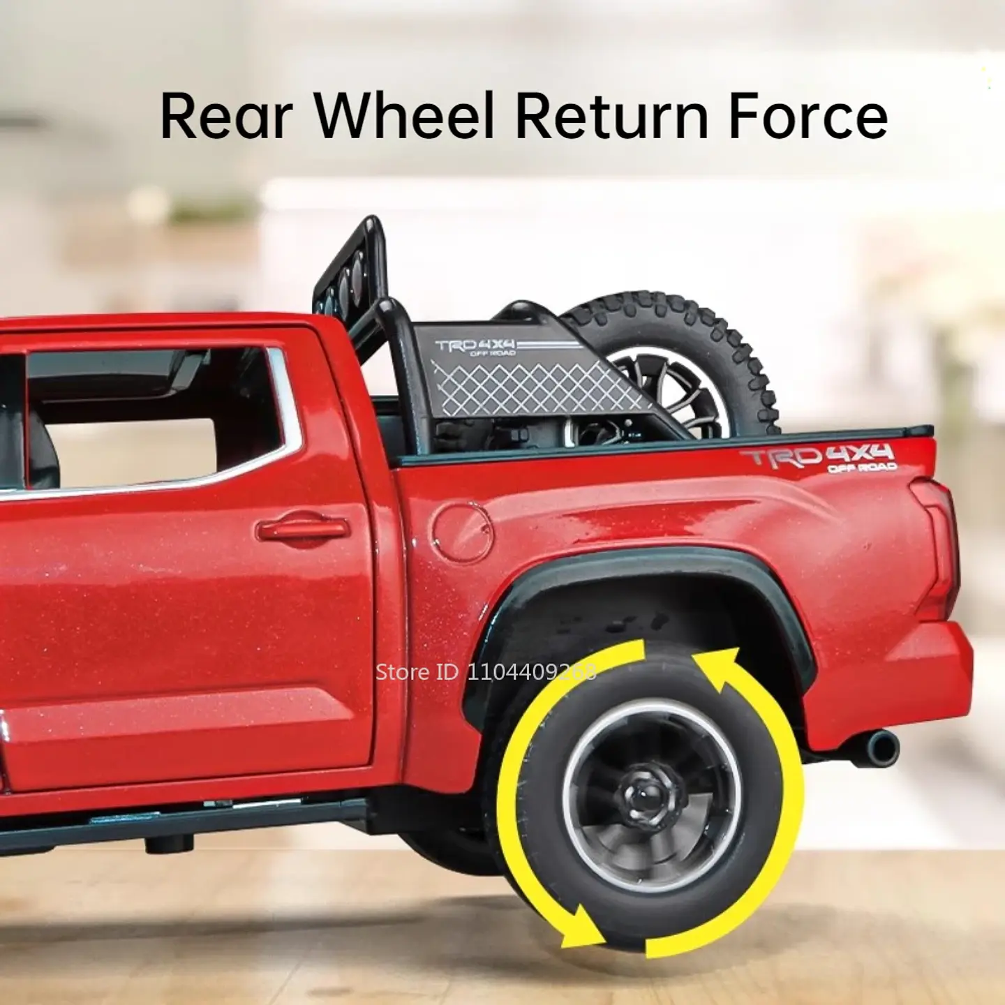 1:24 Diecast Pickup Truck Model – Sound & Light 4