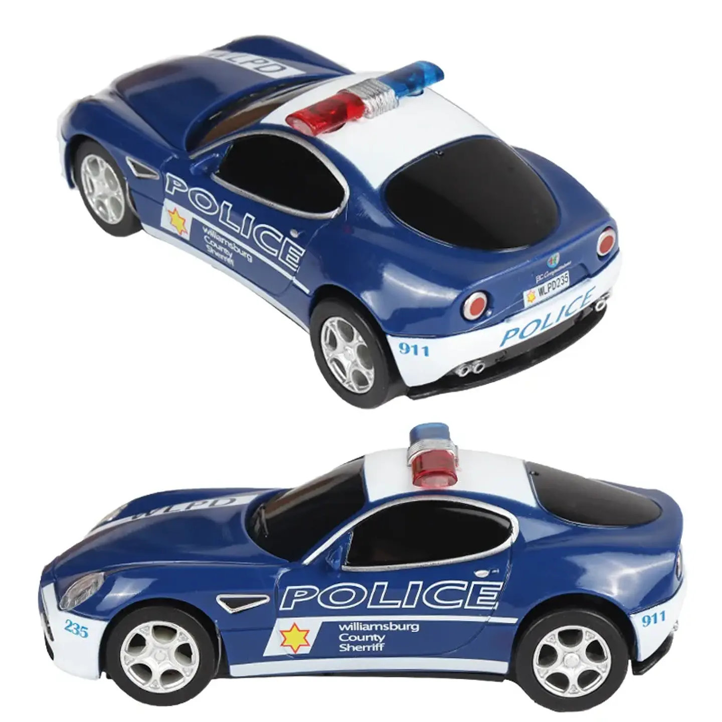 1:43 Police Slot Car – Electric Racing 4