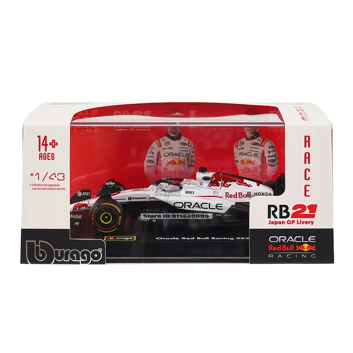 1:43 Diecast Formula Racing Car Model – With Base 6