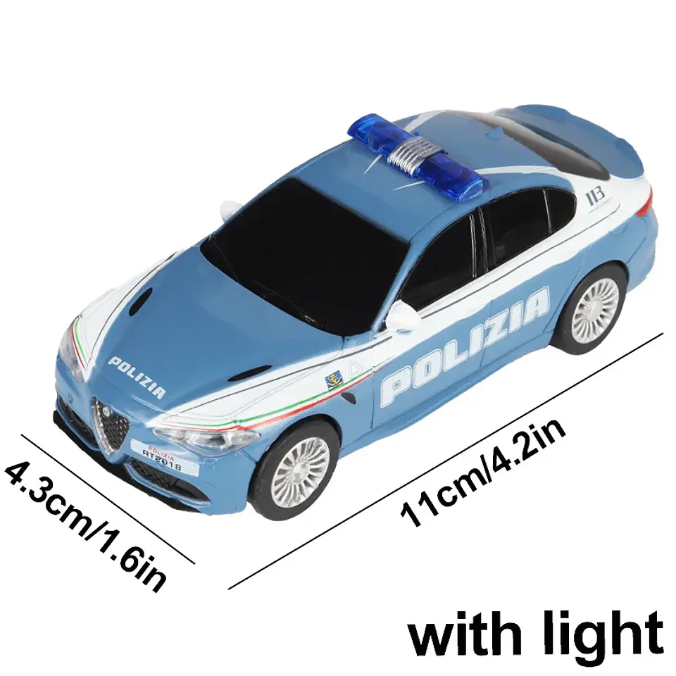 1:43 Police Slot Car – Electric Racing 8