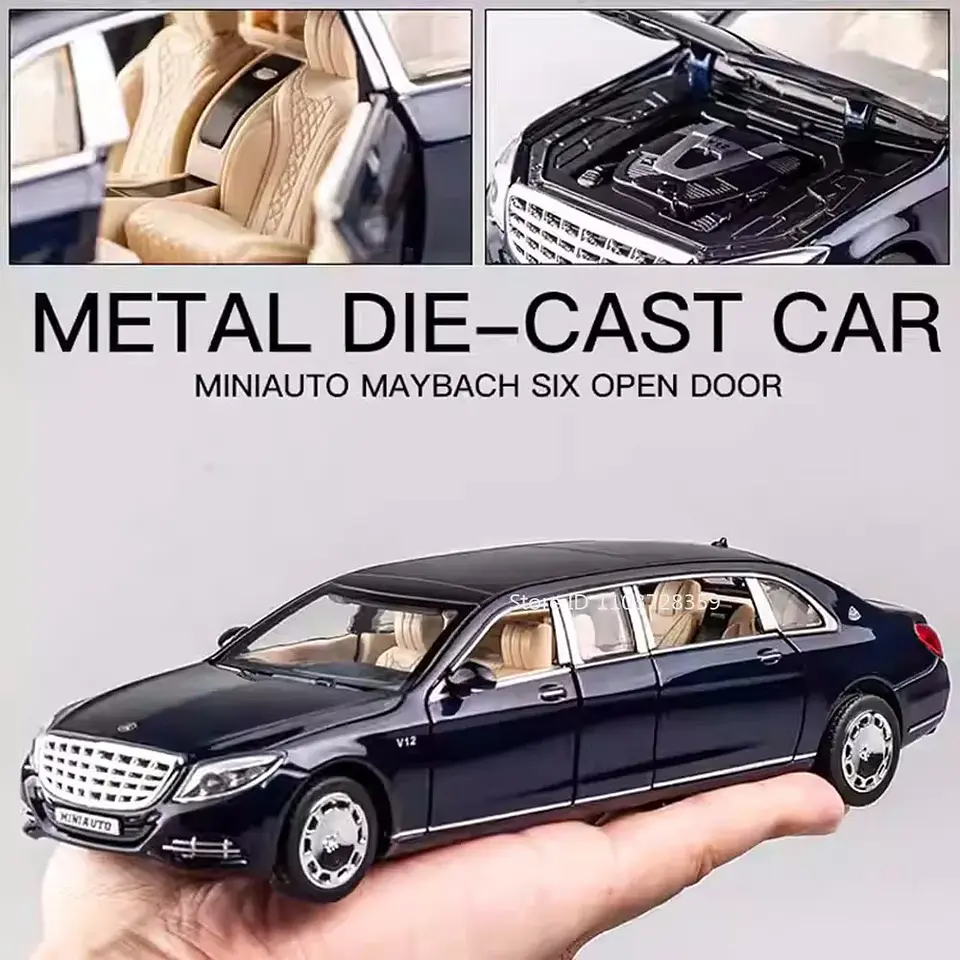 1:32 Diecast Luxury Sports Car Model – Sound & Light 4