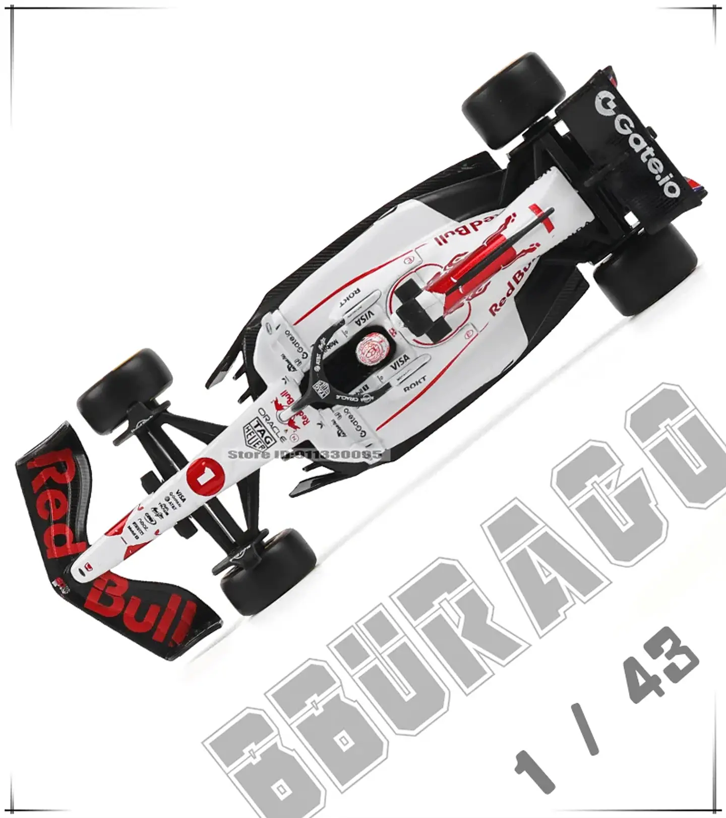 1:43 Diecast Formula Racing Car Model – With Base 8