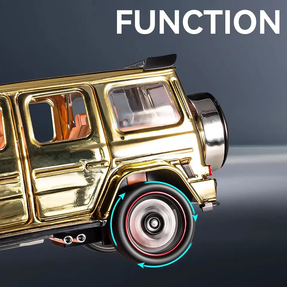 1:32 Diecast Electroplated Sports Car Model 4