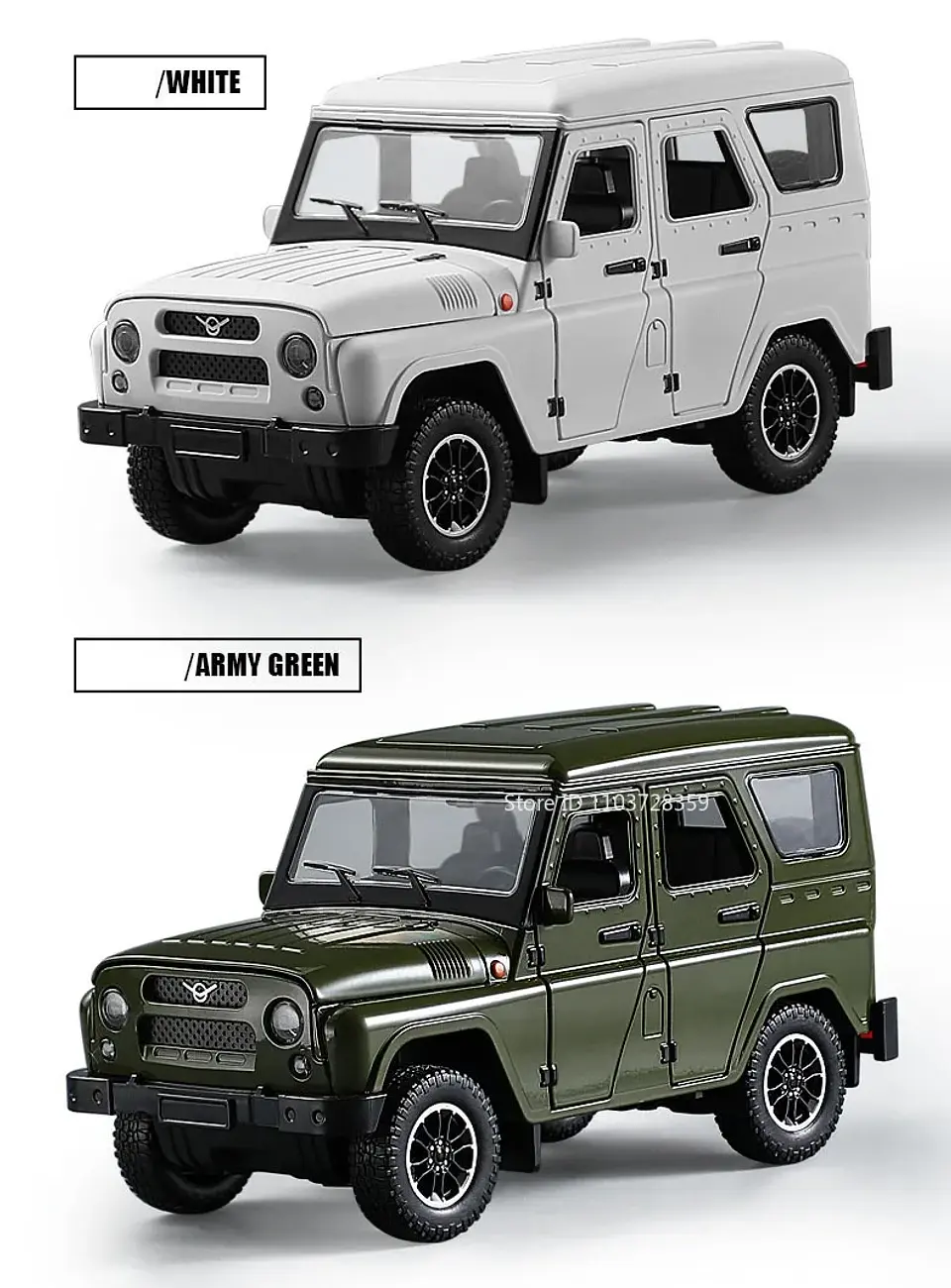 1:18 Diecast Off-Road Vehicle Model – Sound & Light 9