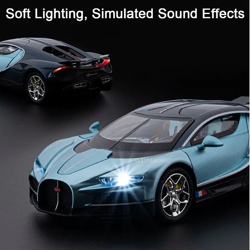 1:24 Diecast Supercar Model – Sound & Light 3