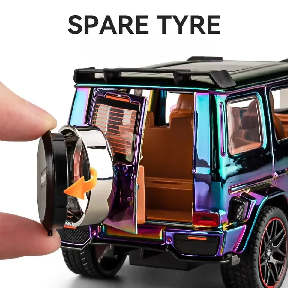 1:32 Diecast Electroplated Sports Car Model 5
