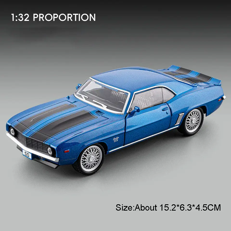 1:32 Diecast Muscle Car Model – Sound & Light 8