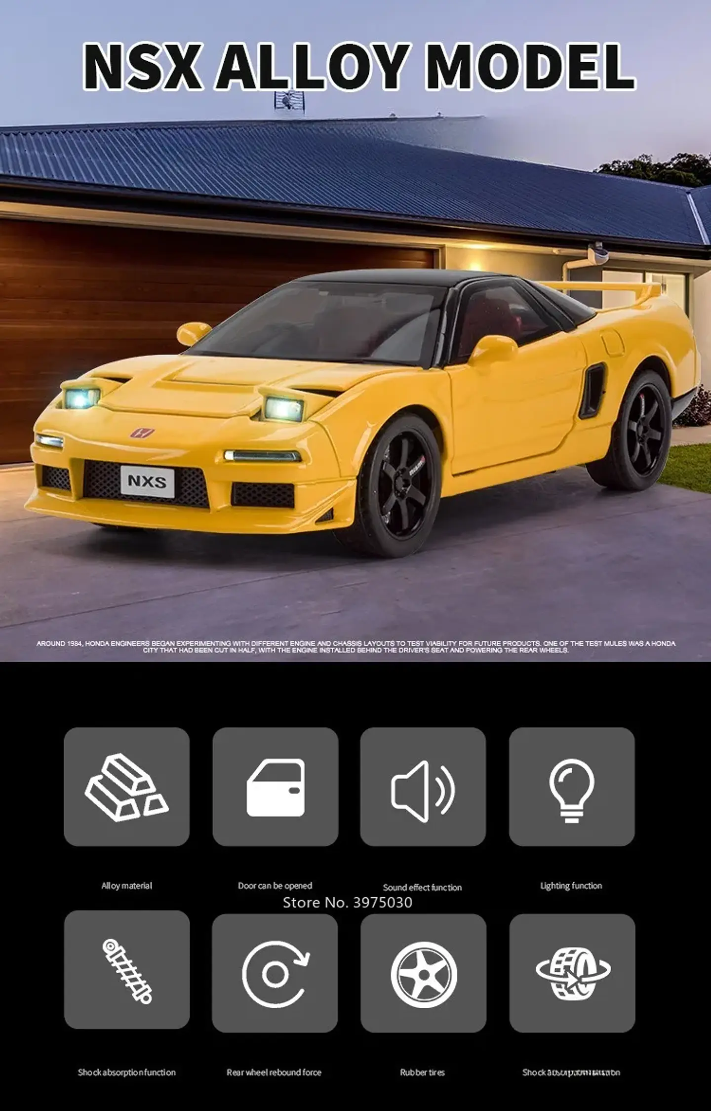 1:32 Diecast Sports Car Model – 5 Opening Doors 8