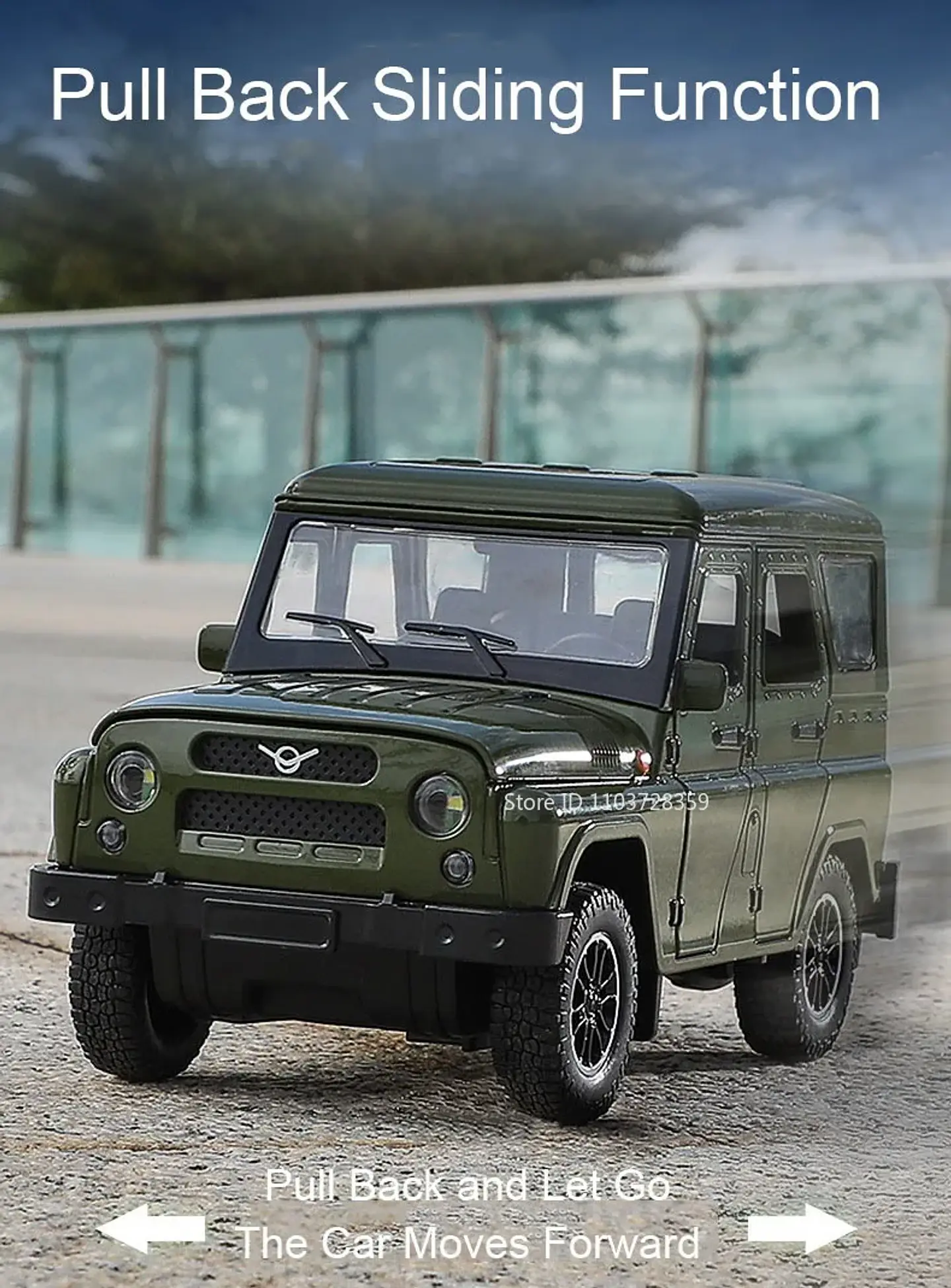 1:18 Diecast Off-Road Vehicle Model – Sound & Light 11