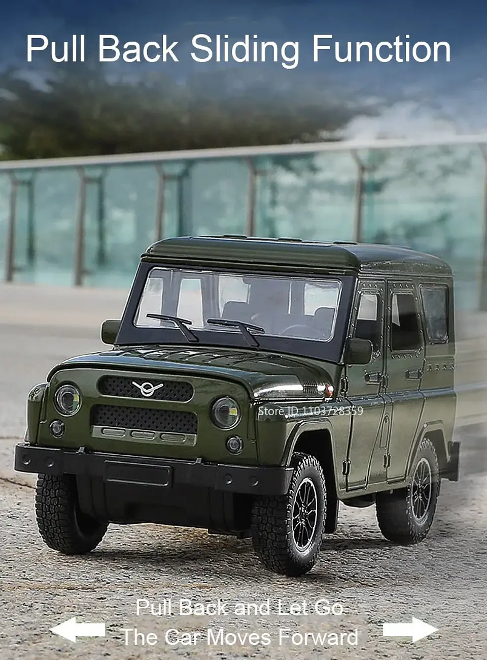 1:18 Diecast Off-Road Vehicle Model – Sound & Light 11