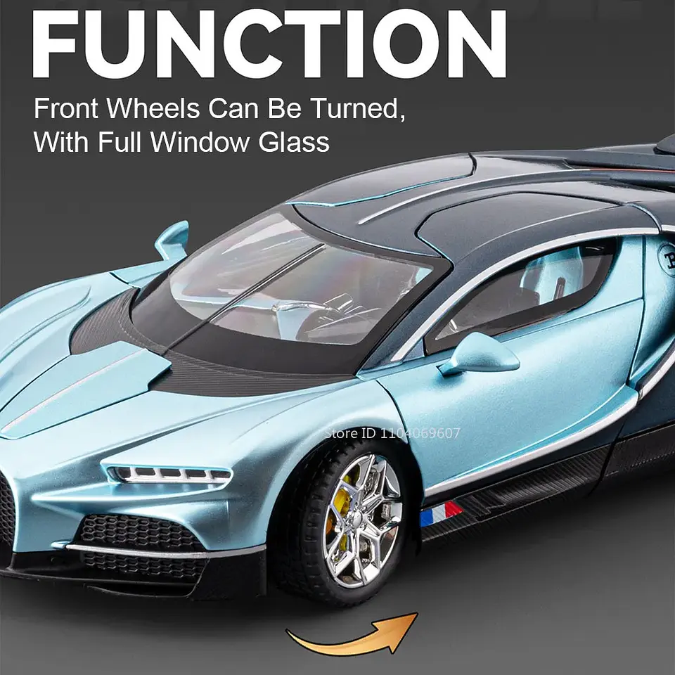 1:24 Diecast Supercar Model – Sound & Light 5