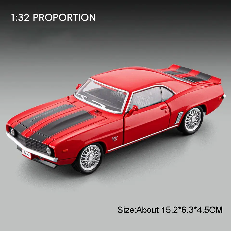 1:32 Diecast Muscle Car Model – Sound & Light 12
