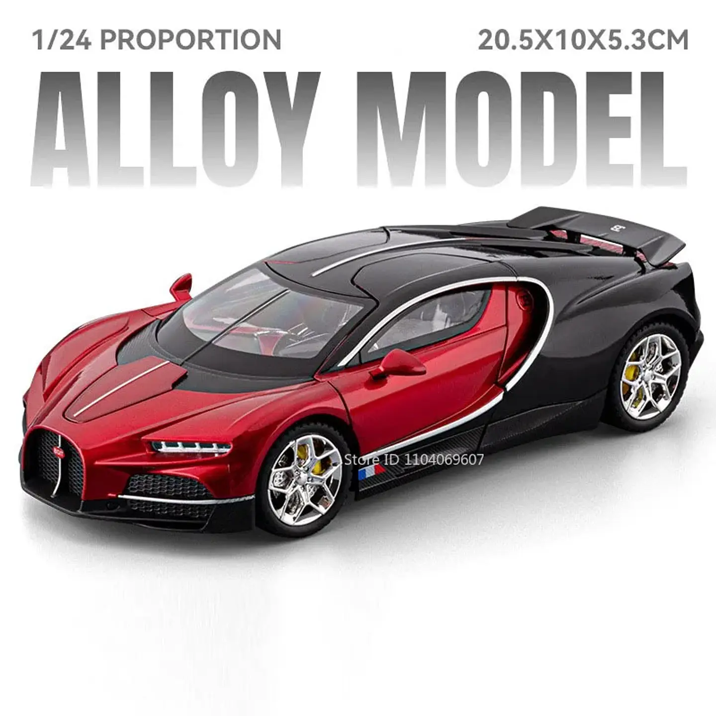 1:24 Diecast Supercar Model – Sound & Light 8