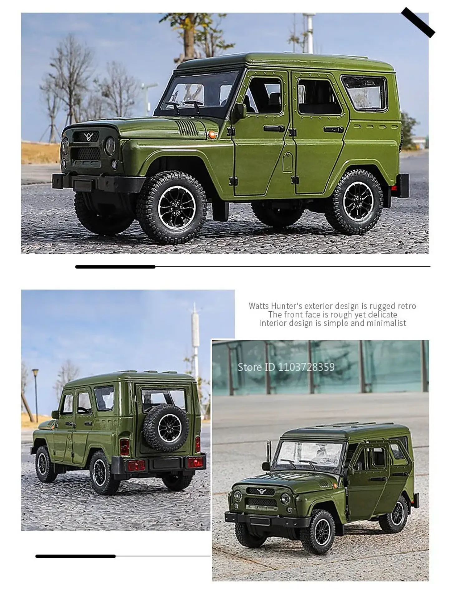 1:18 Diecast Off-Road Vehicle Model – Sound & Light 13