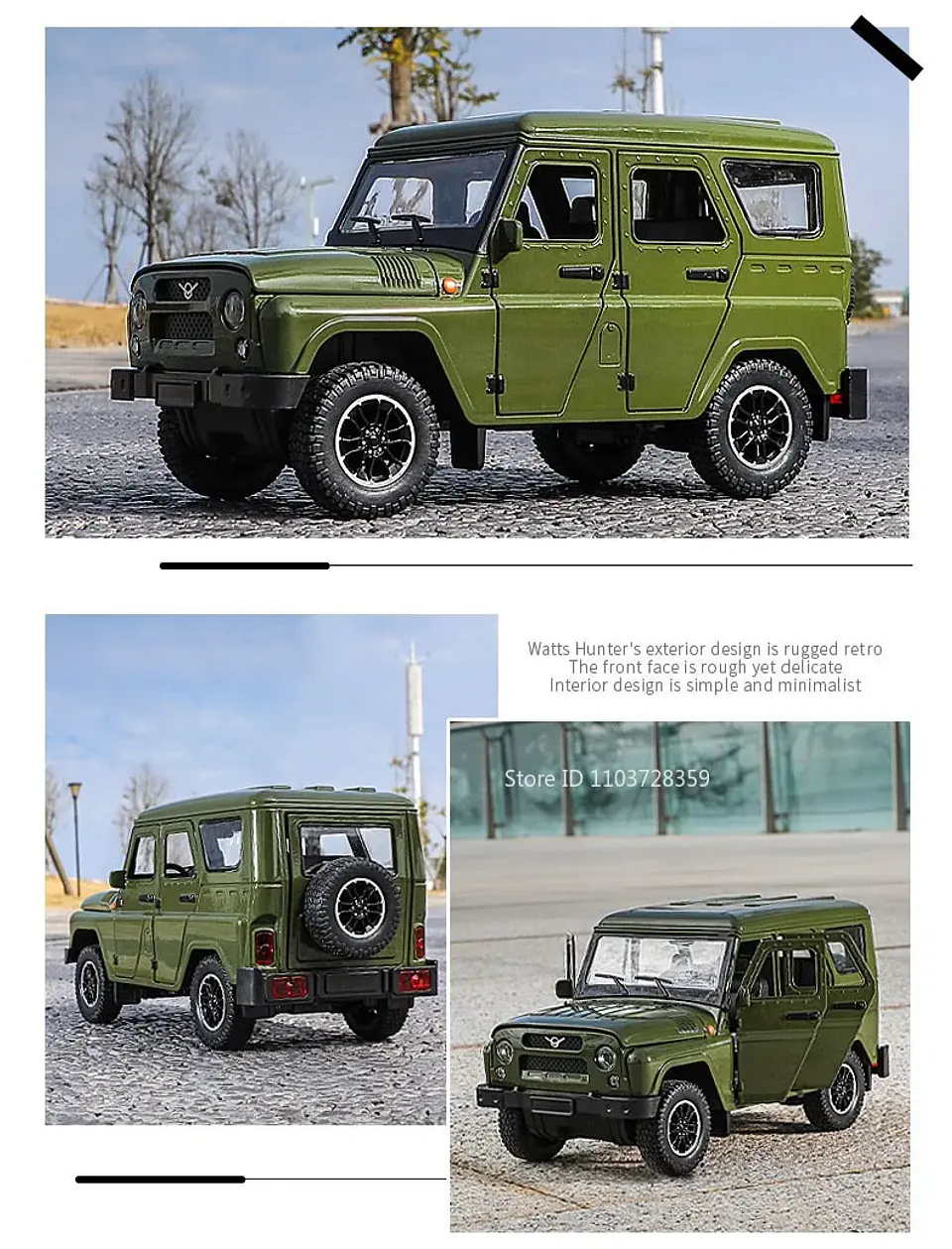 1:18 Diecast Off-Road Vehicle Model – Sound & Light 13