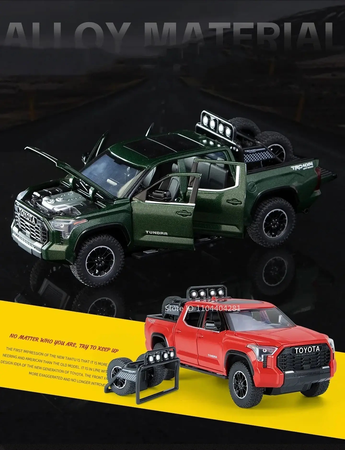1:24 Diecast Pickup Truck Model – Sound & Light 15