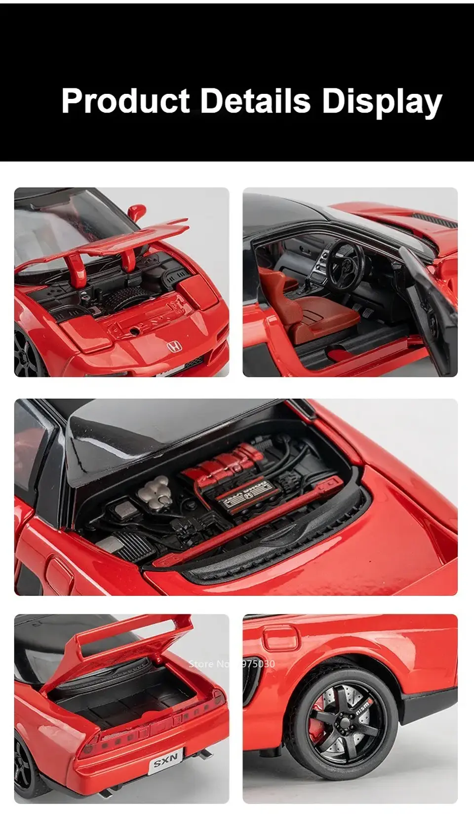 1:32 Diecast Sports Car Model – 5 Opening Doors 12