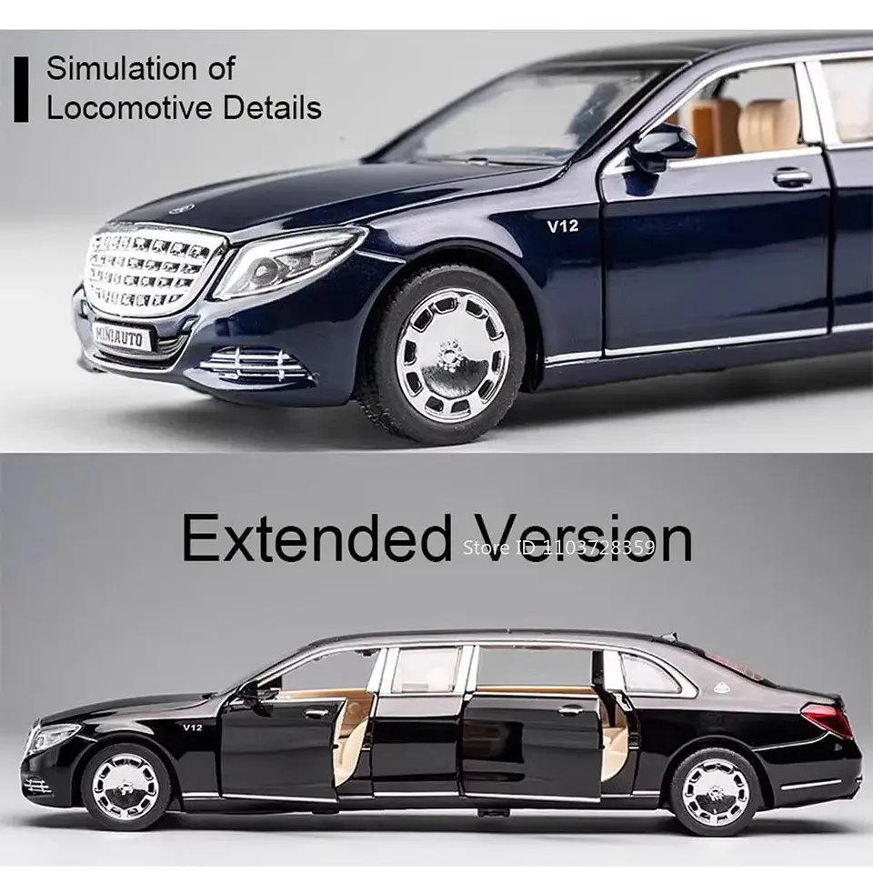 1:32 Diecast Luxury Sports Car Model – Sound & Light 18