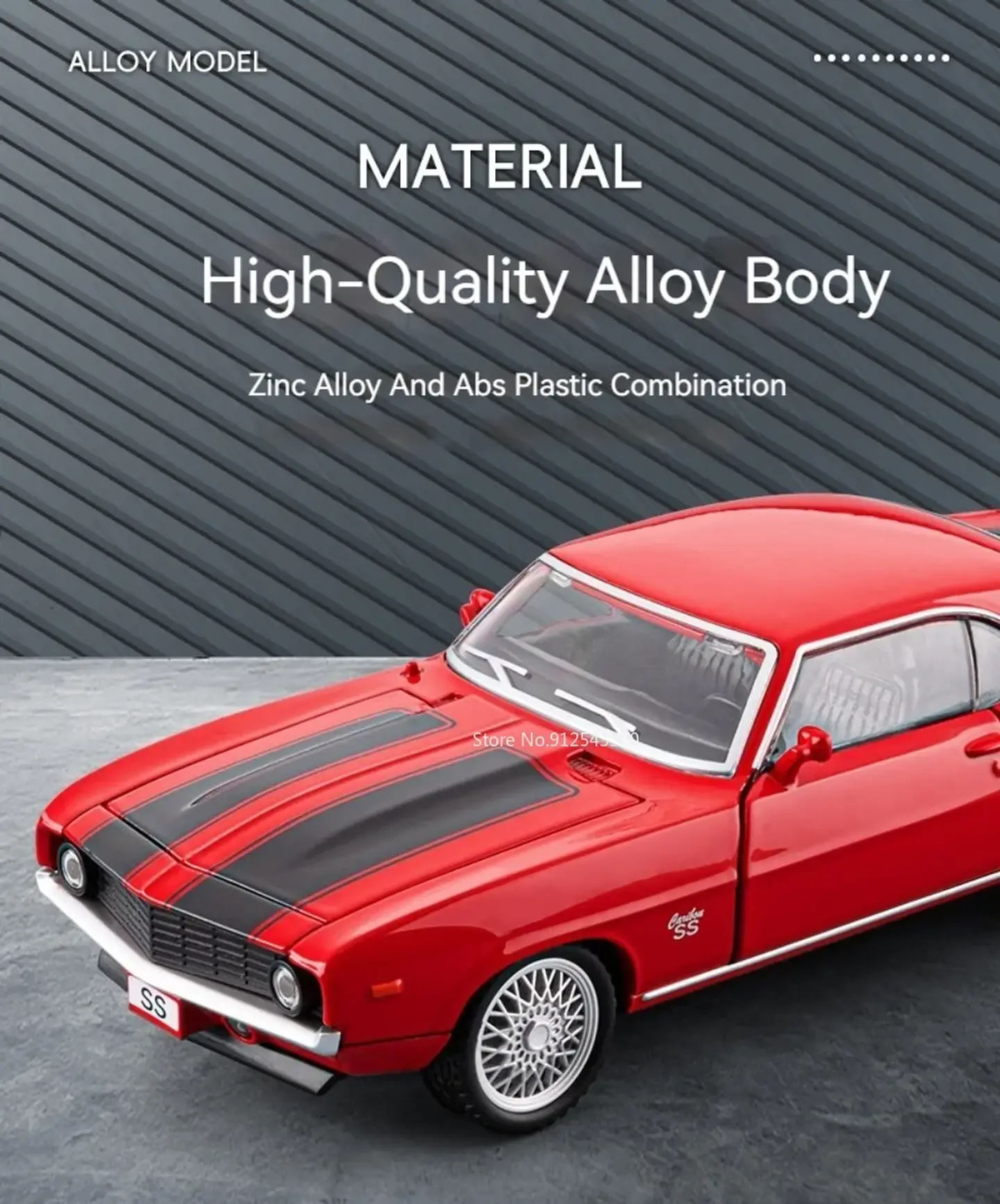 1:32 Diecast Muscle Car Model – Sound & Light 15