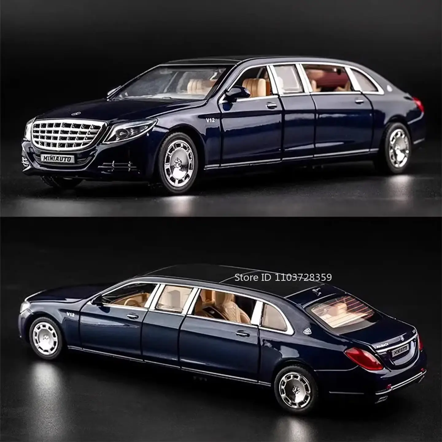 1:32 Diecast Luxury Sports Car Model – Sound & Light 19