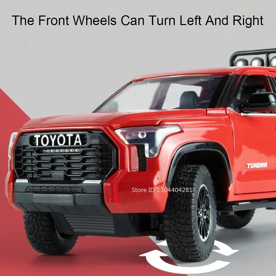 1:24 Diecast Pickup Truck Model – Sound & Light 19