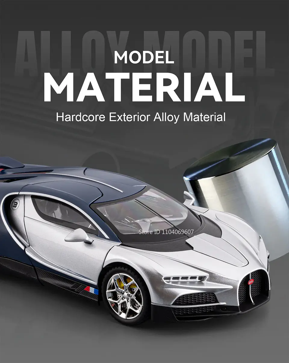 1:24 Diecast Supercar Model – Sound & Light 13