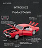 1:32 Diecast Muscle Car Model – Sound & Light - thumbnail 19