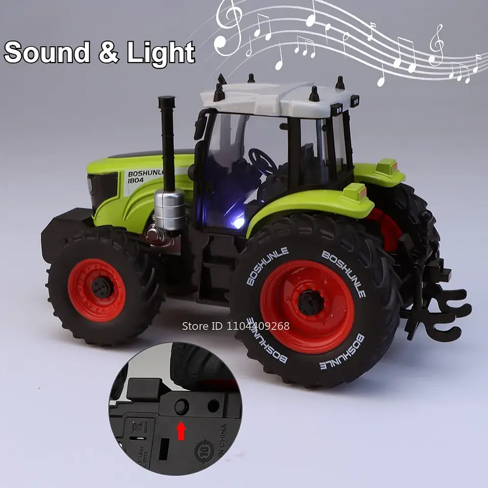 1:24 Agricultural Tractor Model – Sound & Light 16
