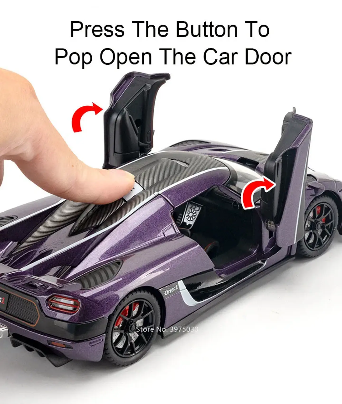 1:24 Diecast Sports Car Model – 4 Opening Doors 20