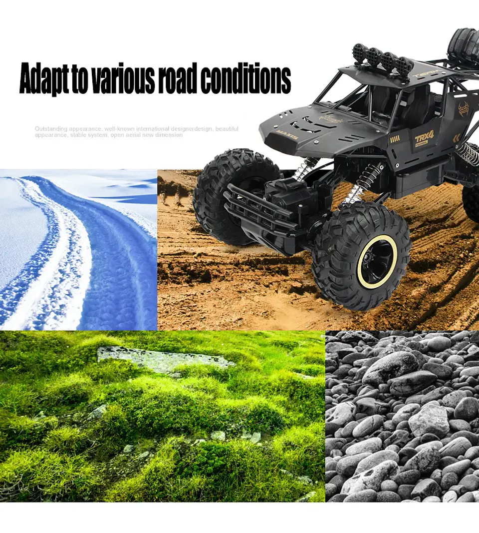 1:12 4WD Off-Road RC Truck – LED Lights 18