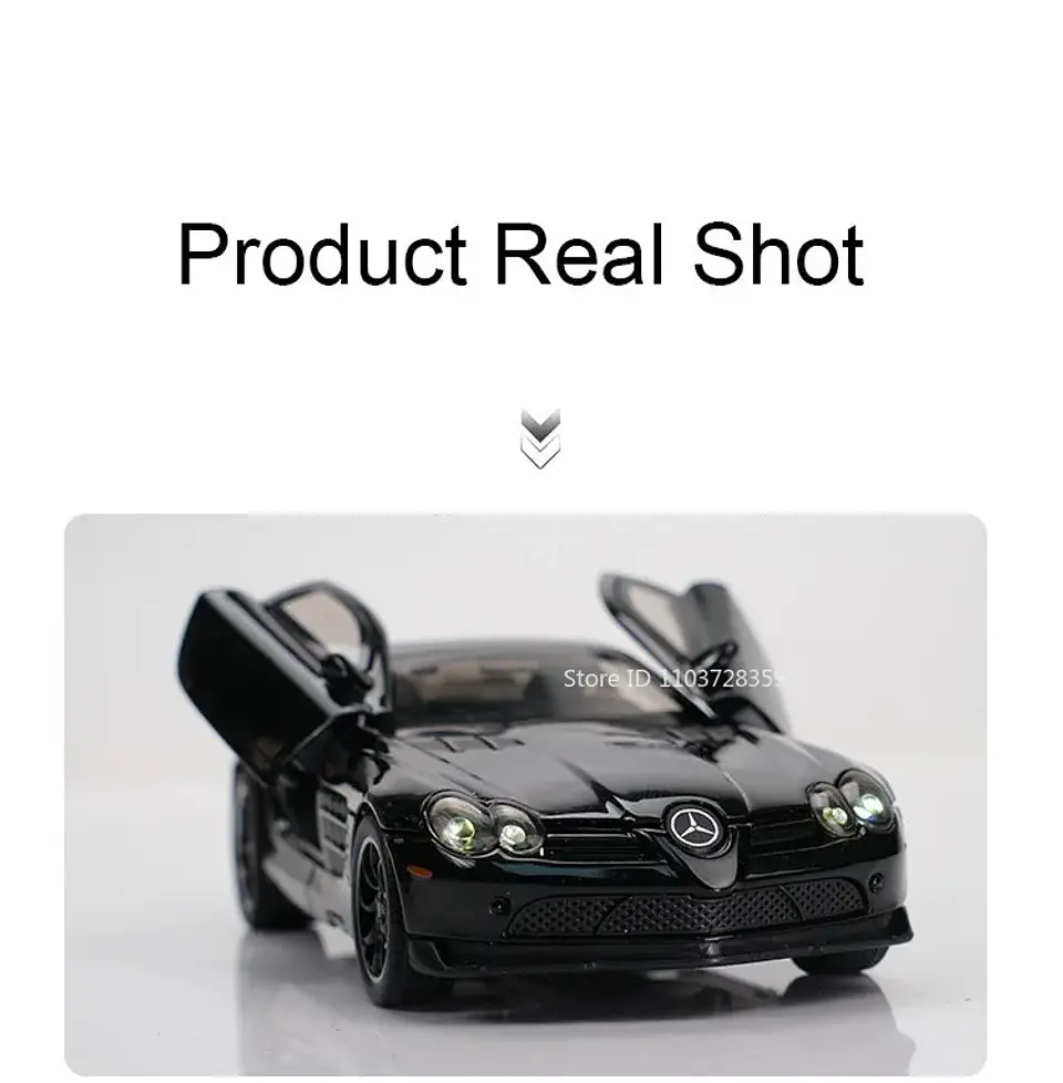 1:32 Diecast Luxury Sports Car Model – Sound & Light 26