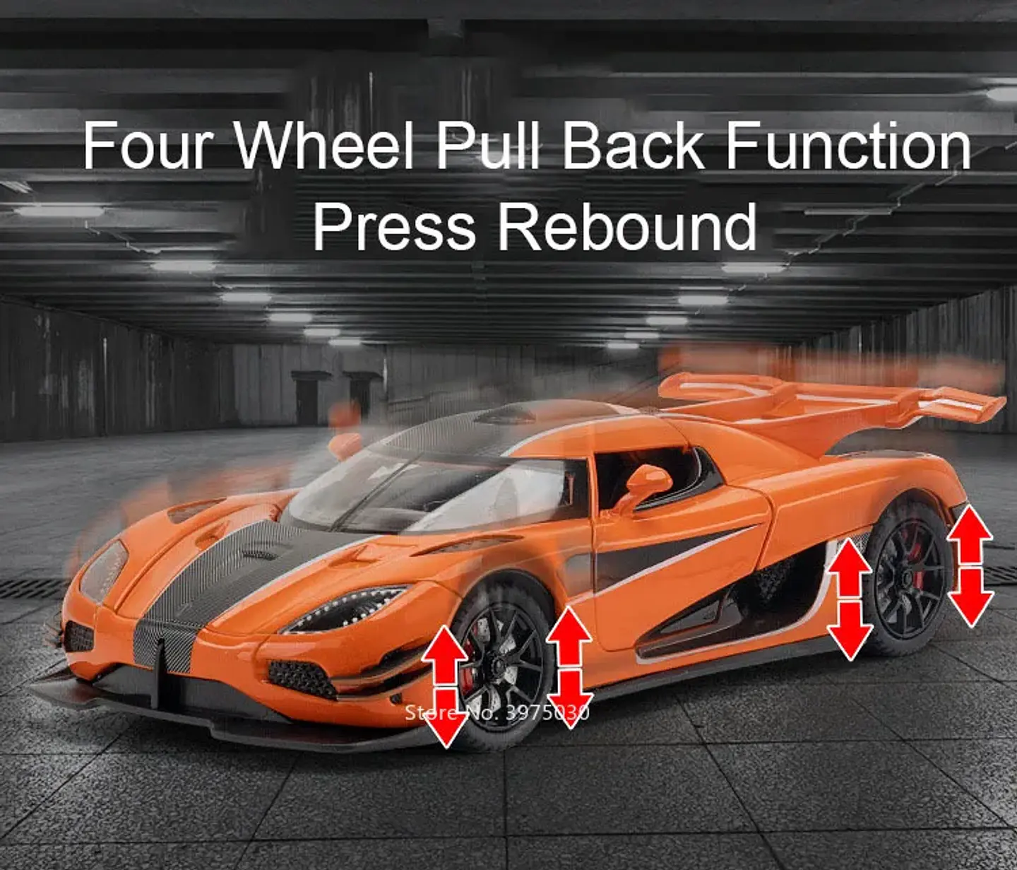 1:24 Diecast Sports Car Model – 4 Opening Doors 21
