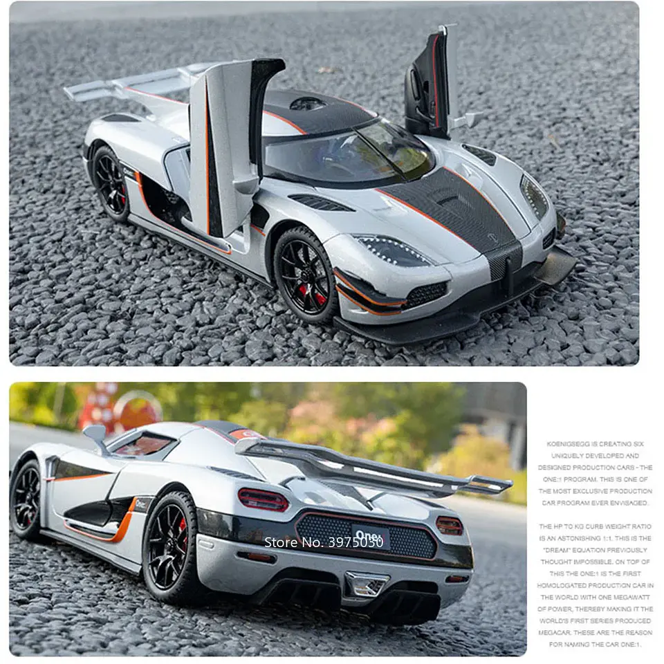 1:24 Diecast Sports Car Model – 4 Opening Doors 22