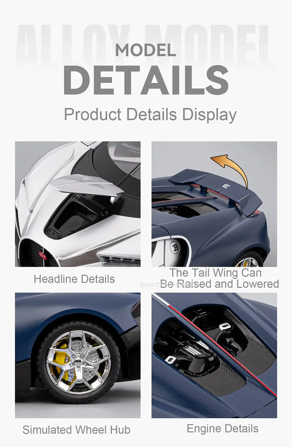 1:24 Diecast Supercar Model – Sound & Light 20