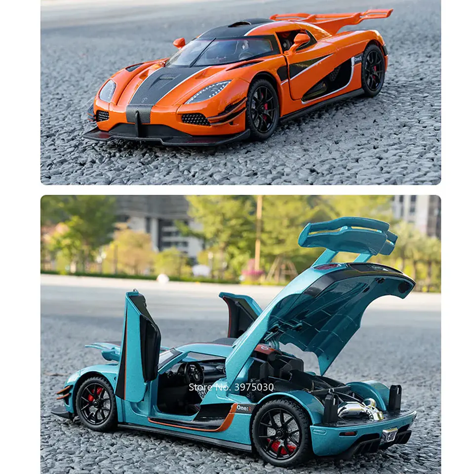 1:24 Diecast Sports Car Model – 4 Opening Doors 23