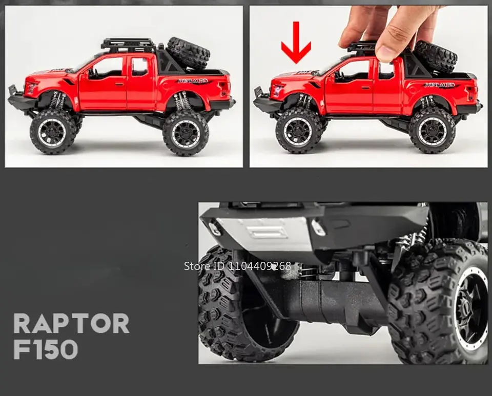 1:32 Diecast Off-Road Pickup Truck Model 18