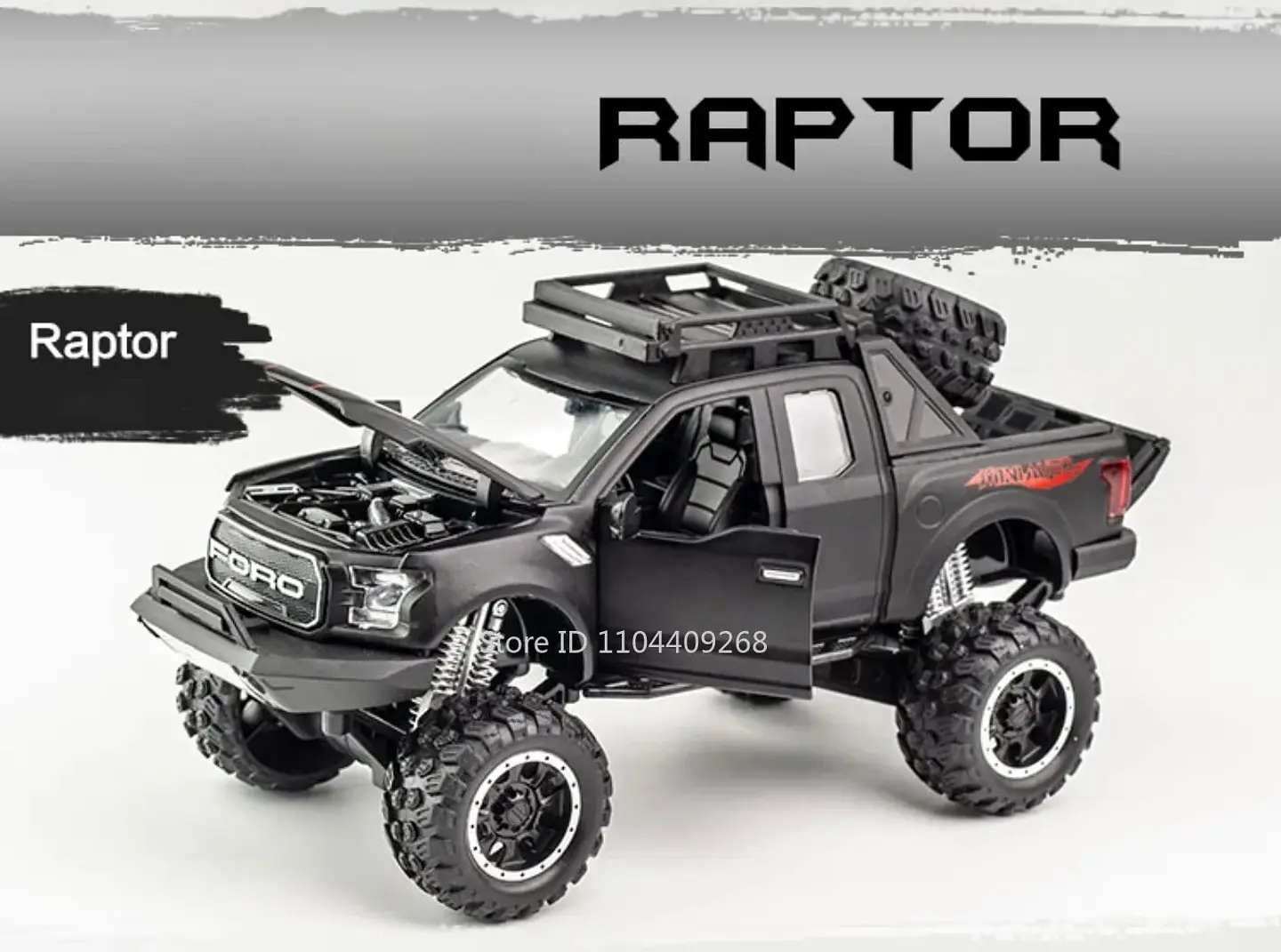 1:32 Diecast Off-Road Pickup Truck Model 19