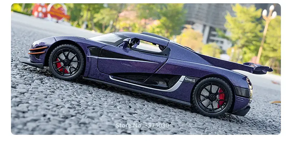 1:24 Diecast Sports Car Model – 4 Opening Doors 24