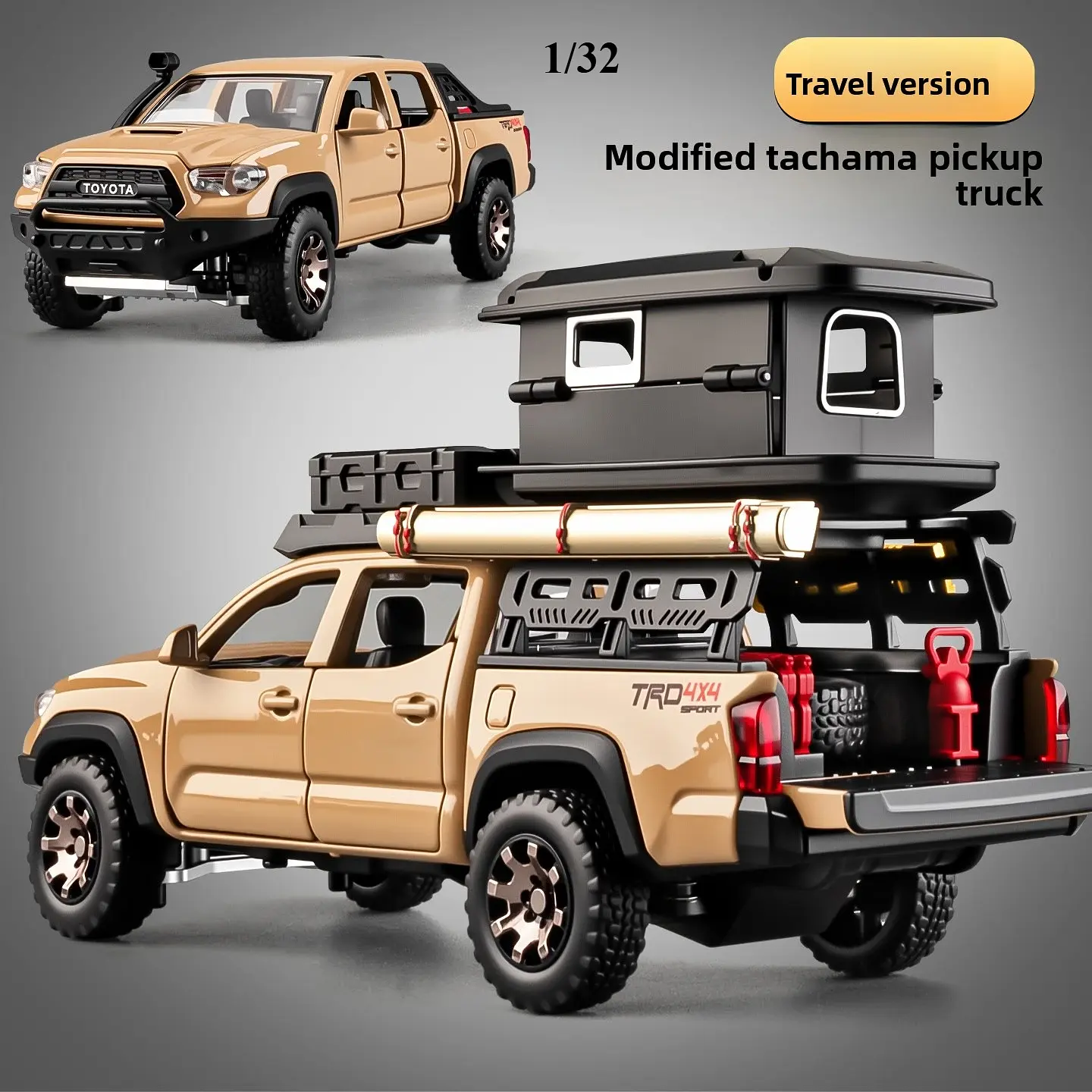 1:24/1:32 Diecast Off-Road Pickup Truck Model 1