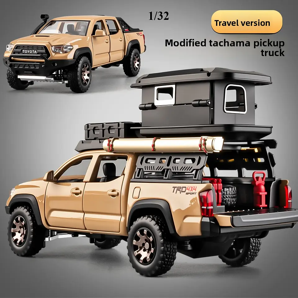 1:24/1:32 Diecast Off-Road Pickup Truck Model 1