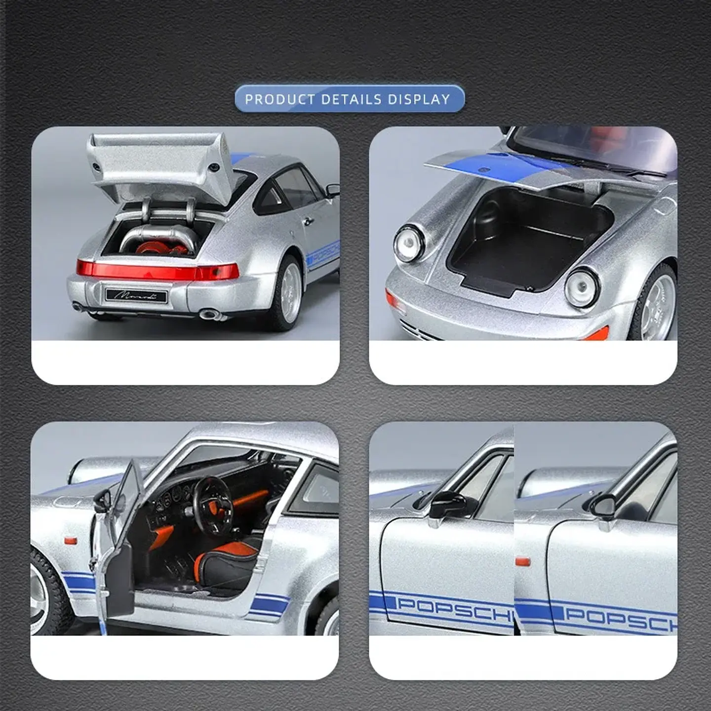 1:24 Diecast Classic Sports Car Model 3