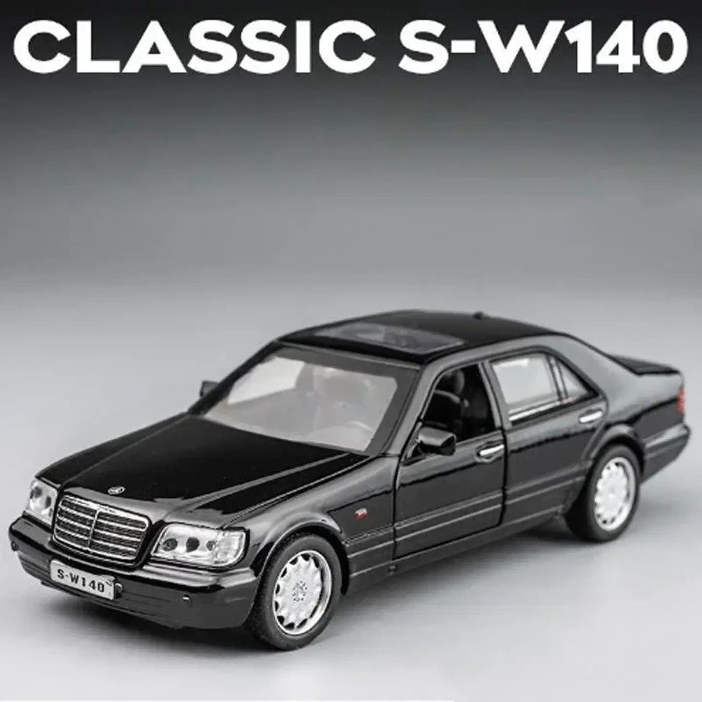 1:32 Diecast Classic Luxury Sedan Model 6