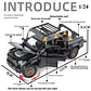 1:24/1:32 Diecast Off-Road Pickup Truck Model - thumbnail 6