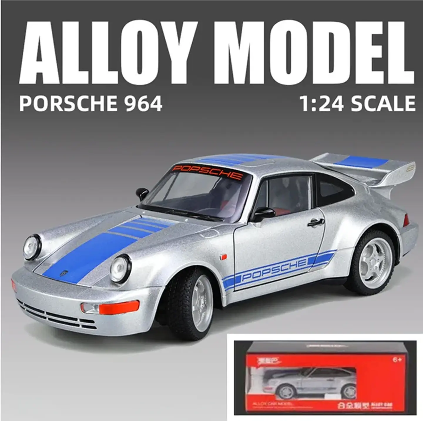 1:24 Diecast Classic Sports Car Model 8
