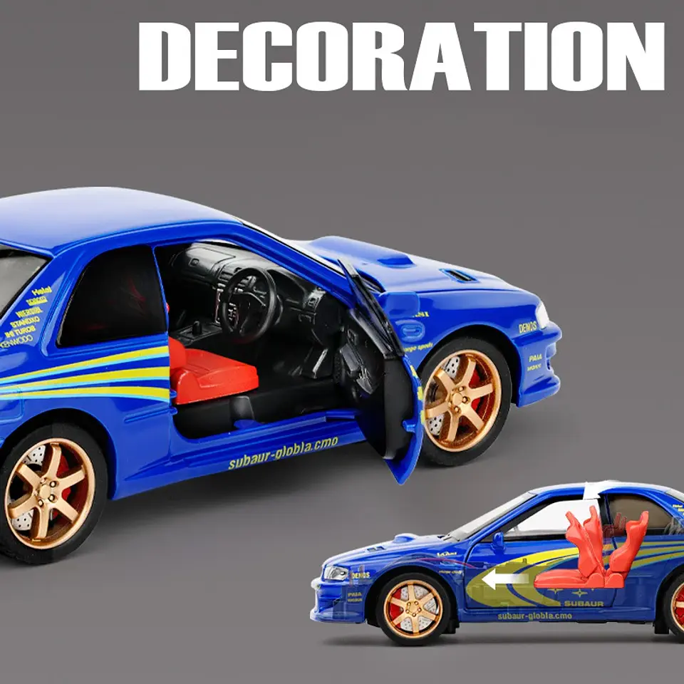 1:32 Diecast Rally Sports Car Model 2